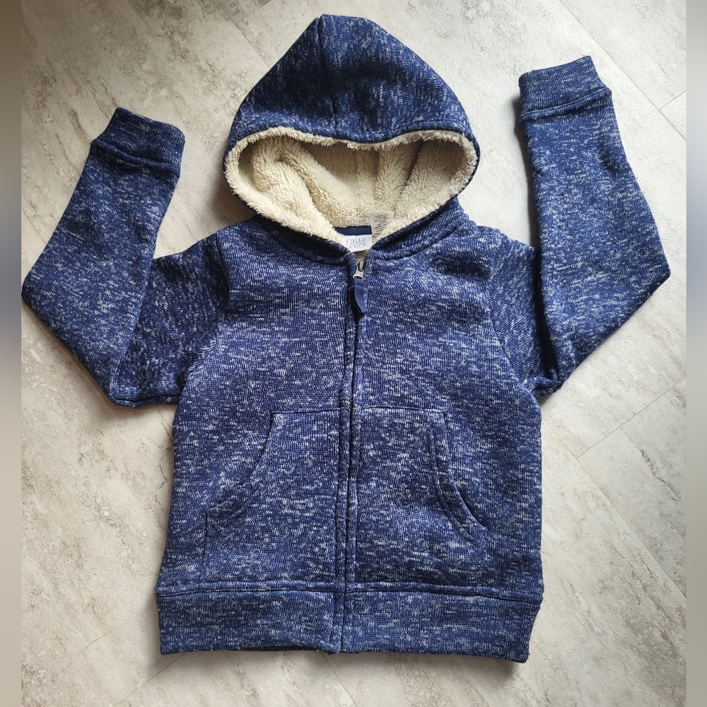 Boys Zip Up Hooded Sweater Jacket- Size (XS)5
